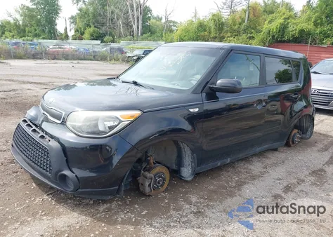2014 Kia Soul z USA, uszkodzony, nr VIN KNDJN2A28E7041041